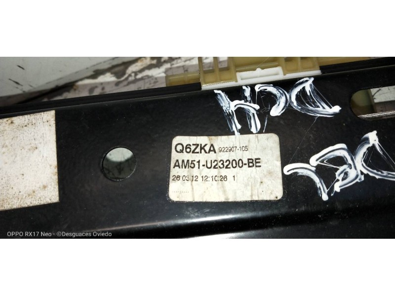 Recambio de elevalunas delantero derecho para ford c-max trend referencia OEM IAM AM51U23200BE  