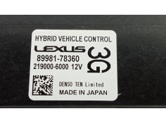 Recambio de centralita motor uce para lexus nx 300h 4wd referencia OEM IAM 8998178360 2190006000  2