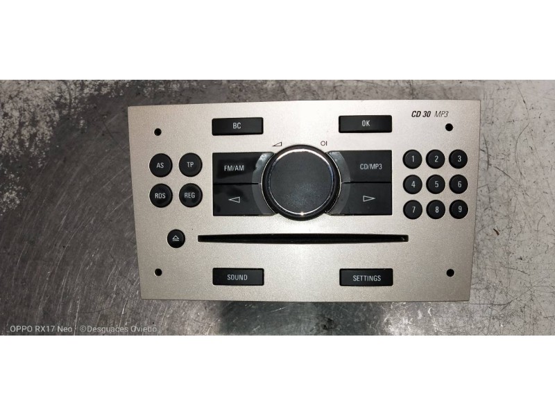 Recambio de sistema audio / radio cd para opel astra h ber. cosmo referencia OEM IAM 497316088 13255553 