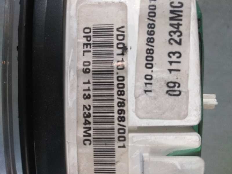 Recambio de cuadro instrumentos para opel corsa b top (e) referencia OEM IAM 110008868001 09113234MC 