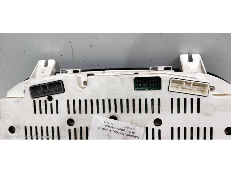 Recambio de cuadro instrumentos para ssangyong korando 2.9 tdi referencia OEM IAM 8020206211 200558410S 