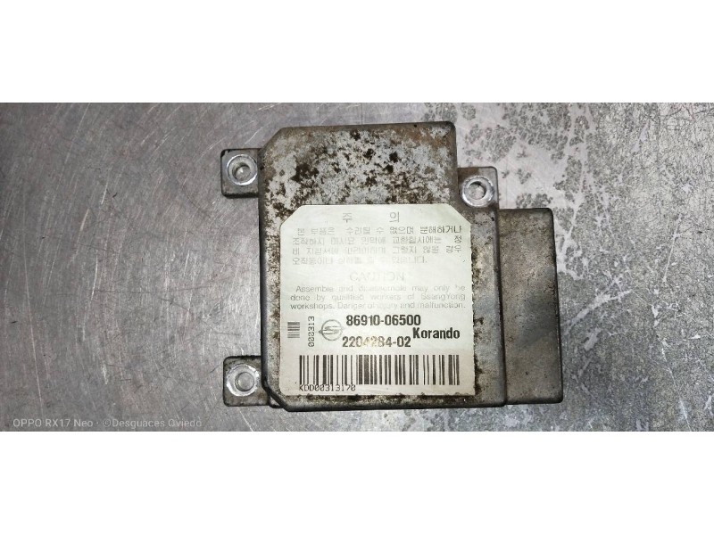 Recambio de kit airbag para ssangyong korando 2.9 tdi referencia OEM IAM   