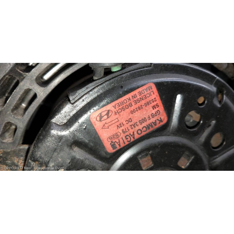 Recambio de electroventilador para hyundai santa fe (sm) 2.0 crdi vgt comfort referencia OEM IAM 2538626200 F00S3A2179 