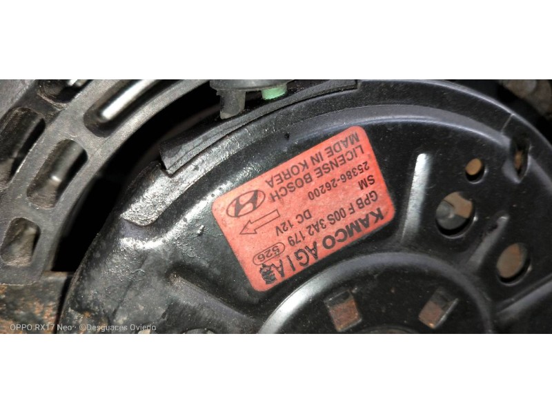 Recambio de electroventilador para hyundai santa fe (sm) 2.0 crdi vgt comfort referencia OEM IAM 2538626200 F00S3A2179 