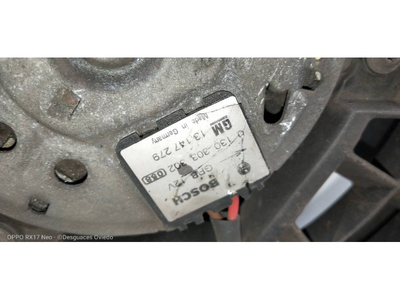 Recambio de electroventilador para opel astra h ber. cosmo referencia OEM IAM 0130303302 13147279 