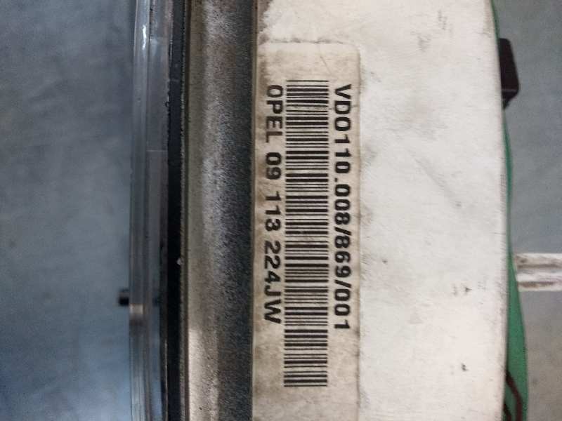 Recambio de cuadro instrumentos para opel corsa b 1.7 diesel referencia OEM IAM 110008869001 09113224JW 