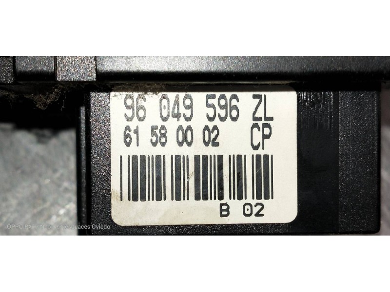 Recambio de mando limpia para peugeot expert kasten standard básico referencia OEM IAM 96049596ZL  