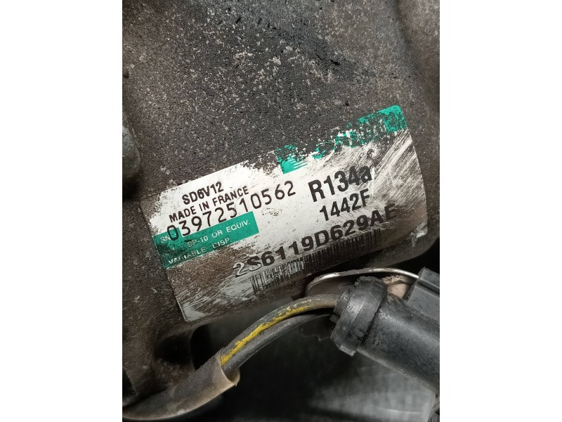 Recambio de compresor aire acondicionado para ford fiesta (cbk) futura referencia OEM IAM SD6V121442F 2S6119D629AE 