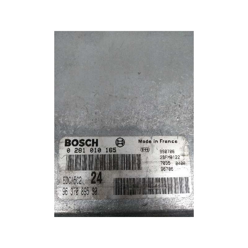 Recambio de centralita motor uce para citroen xantia berlina 2.0 hdi cat (rhy / dw10td) referencia OEM IAM 0281010165 9637089580