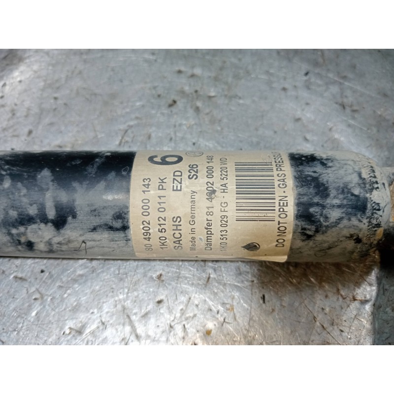 Recambio de amortiguador trasero izquierdo para volkswagen scirocco (137) 2.0 tdi referencia OEM IAM 1K0512011PK 804902000143 