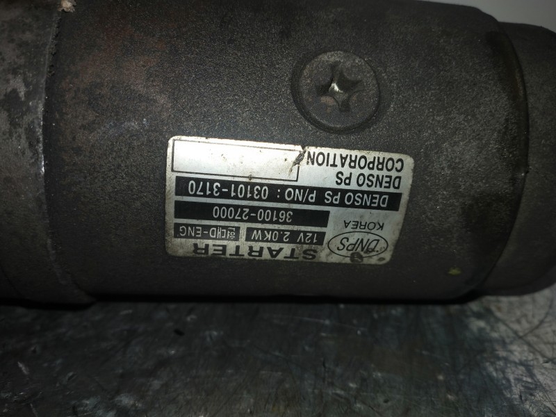 Recambio de motor arranque para hyundai santa fe (sm) 2.0 crdi vgt comfort referencia OEM IAM 361002700  