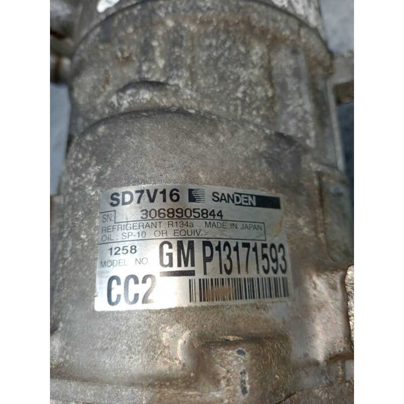 Recambio de compresor aire acondicionado para saab 9-3 sport hatch linear referencia OEM IAM SD7V161258 P13171593 