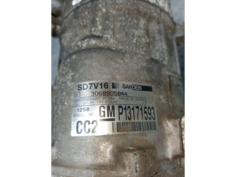 Recambio de compresor aire acondicionado para saab 9-3 sport hatch linear referencia OEM IAM SD7V161258 P13171593 