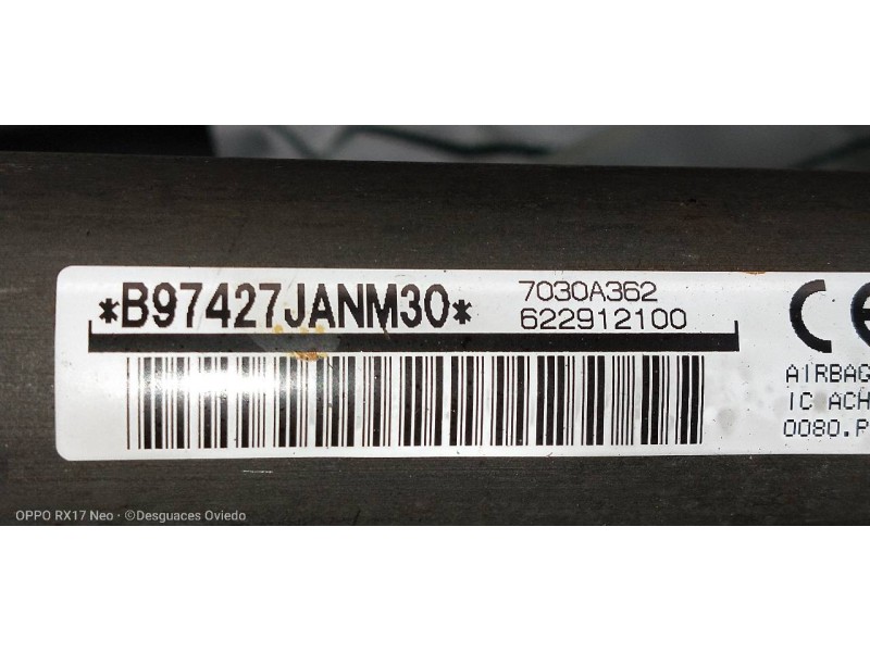 Recambio de airbag cortina delantero derecho para mitsubishi outlander (gf0) motion 4wd referencia OEM IAM 7030A362  