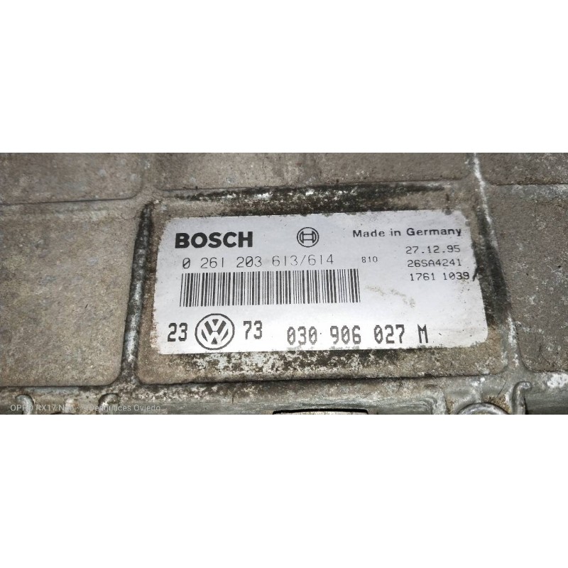 Recambio de centralita motor uce para volkswagen golf iii berlina (1h1) cl referencia OEM IAM 0261203613 0261203614 030906027M