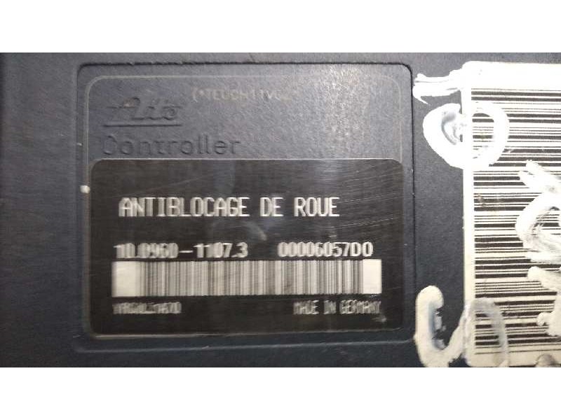 Recambio de abs para citroen c5 berlina 2.2 hdi fap cat (4hx / dw12ed4) referencia OEM IAM 10096011073 10020600044 00006057D0 Recambio de abs para citroen c5 berlina 2.2 hdi fap cat (4hx / dw12ed4) referencia OEM IAM 10096011073 10020600044 00006057D0