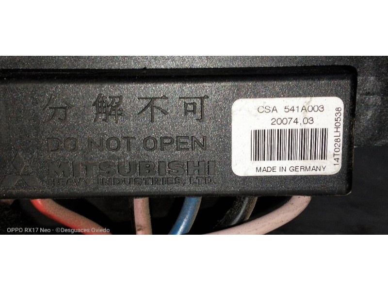 Recambio de resistencia calefaccion para mitsubishi outlander (gf0) motion 4wd referencia OEM IAM 541A003  