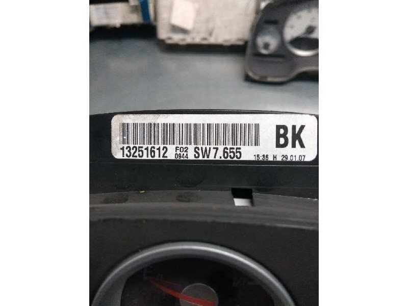 Recambio de cuadro instrumentos para opel astra gtc 1.6 16v referencia OEM IAM 13251612 BK 