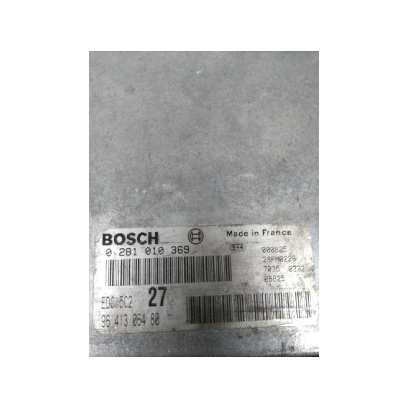 Recambio de centralita motor uce para citroen xsara berlina 2.0 hdi cat (rhy / dw10td) referencia OEM IAM 0281010369 9641306480 