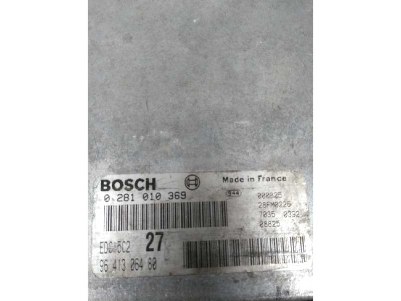 Recambio de centralita motor uce para citroen xsara berlina 2.0 hdi cat (rhy / dw10td) referencia OEM IAM 0281010369 9641306480 
