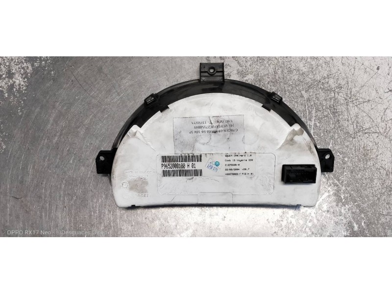 Recambio de cuadro instrumentos para citroen c3 1.4 x-tr referencia OEM IAM P9652008180H 216755950 