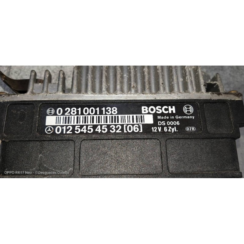 Recambio de centralita motor uce para mercedes clase e (w124) berlina 300 d / e 300 d turbo (124.133) referencia OEM IAM 0281001
