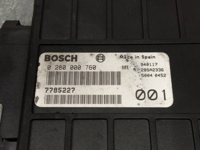 Recambio de centralita motor uce para lancia delta 1.4 cat referencia OEM IAM 0280000760 7785227 001