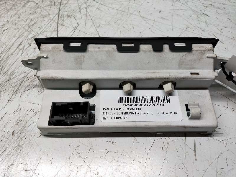 Recambio de pantalla multifuncion para citroen c5 berlina exclusive referencia OEM IAM 9650243177 216736252A F00