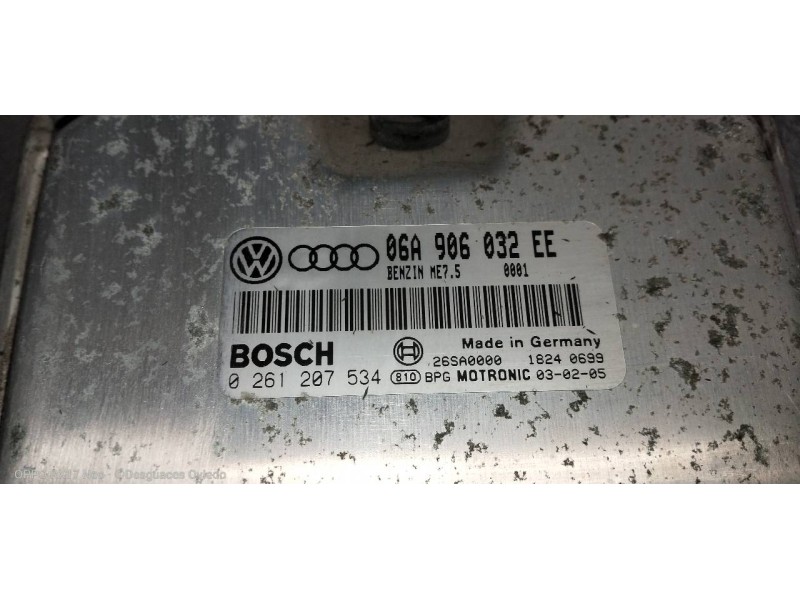 Recambio de centralita motor uce para seat leon (1m1) signo referencia OEM IAM 0261207534 06A906032EE 