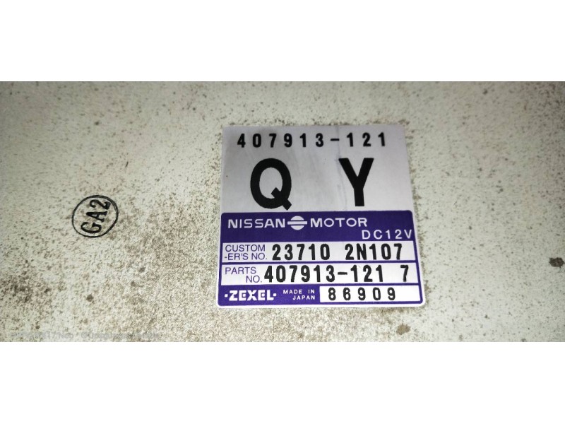 Recambio de centralita motor uce para nissan almera (n15) competence (1998) referencia OEM IAM 237102N107 4079131217 407913121