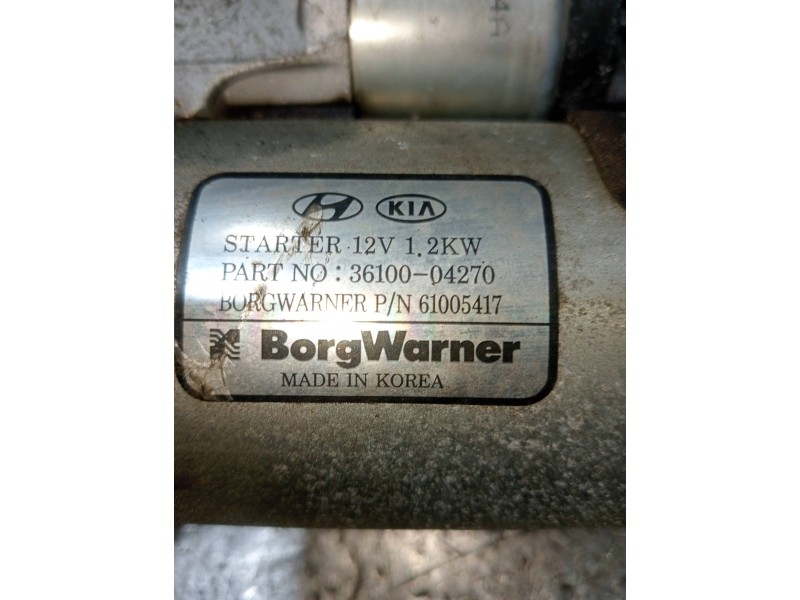 Recambio de motor arranque para hyundai i30 (pd) essence referencia OEM IAM 3610004270  