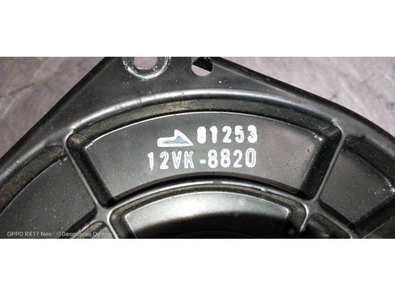 Recambio de motor calefaccion para nissan almera (n15) competence (1998) referencia OEM IAM 812538820  