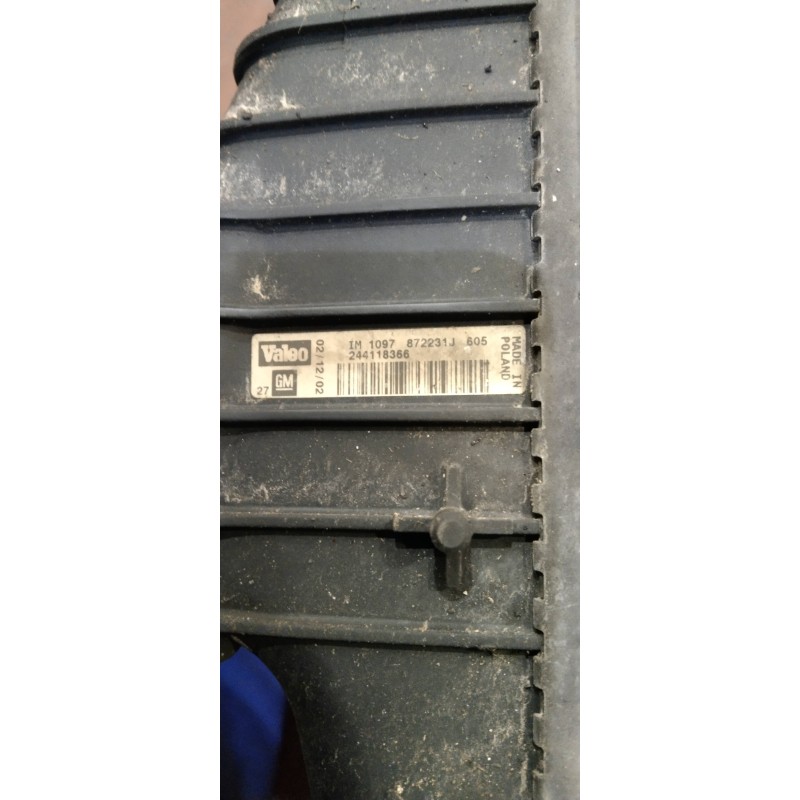 Recambio de intercooler para opel vectra c berlina 2.2 16v dti cat (y 22 dtr / l50) referencia OEM IAM   