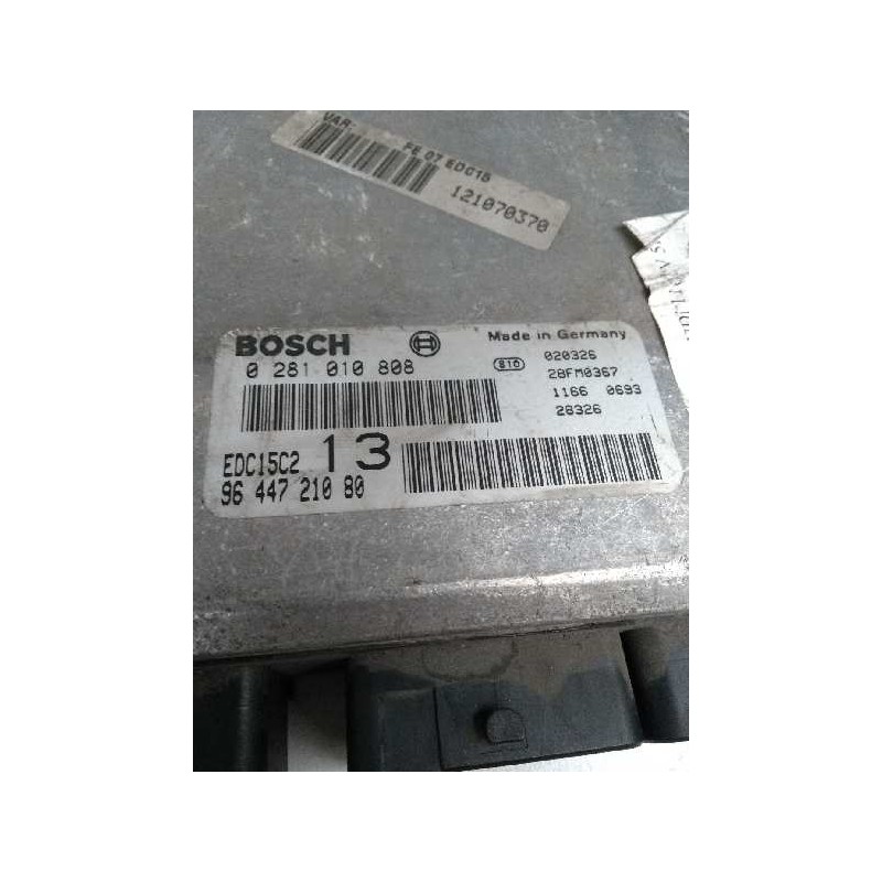 Recambio de centralita motor uce para citroen c5 berlina 2.0 hdi referencia OEM IAM 0281010808 9644721080 13