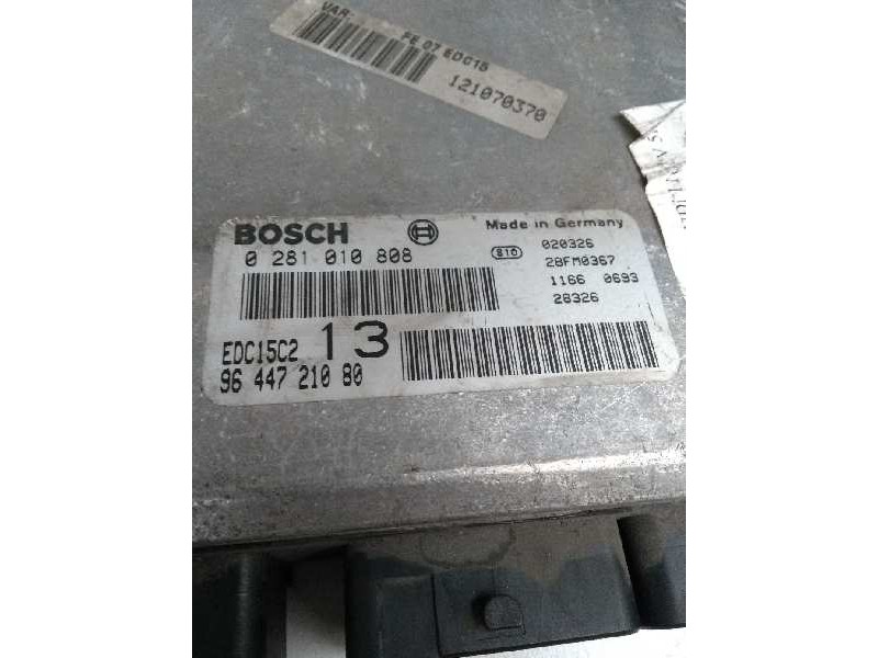 Recambio de centralita motor uce para citroen c5 berlina 2.0 hdi referencia OEM IAM 0281010808 9644721080 13