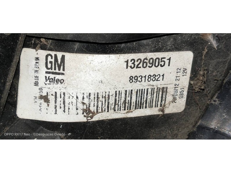 Recambio de piloto trasero derecho para opel corsa d ´´111 years´´ referencia OEM IAM 13269051 89318821 