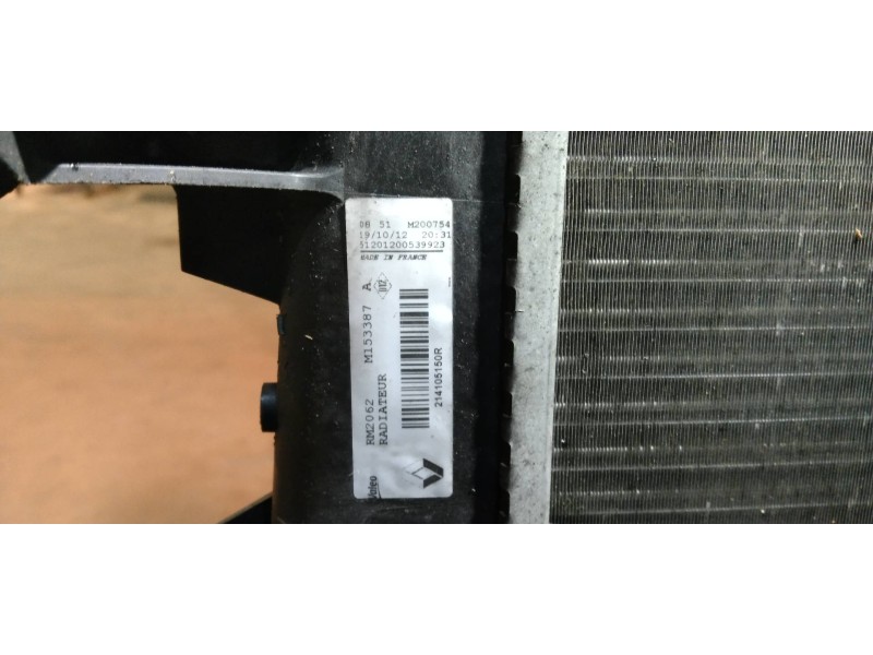 Recambio de radiador agua para renault megane iii berlina 5 p dynamique referencia OEM IAM   