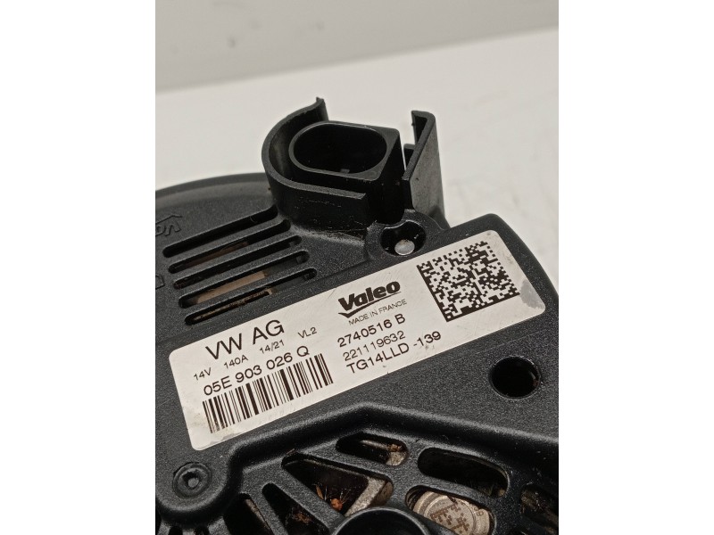 Recambio de alternador para seat leon (kl1) style referencia OEM IAM 05E903026Q 2740516B TG14LLD139