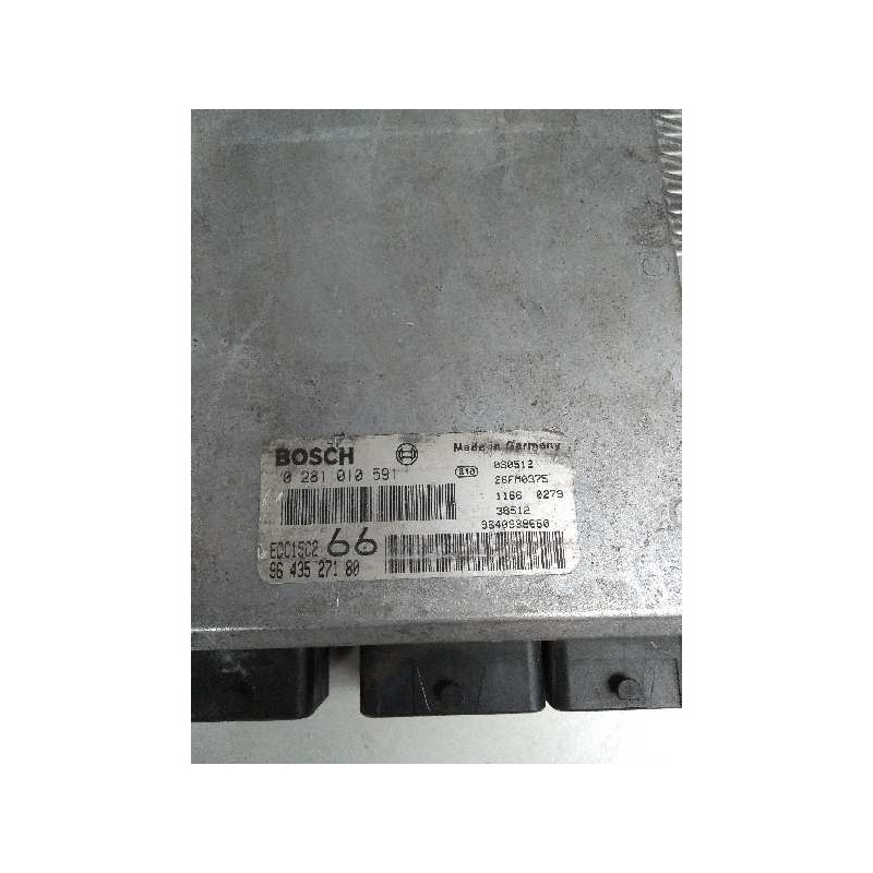 Recambio de centralita motor uce para citroen jumpy 2.0 hdi cat (rhx / dw10bted) referencia OEM IAM 0281010591 9643527180 66 Recambio de centralita motor uce para citroen jumpy 2.0 hdi cat (rhx / dw10bted) referencia OEM IAM 0281010591 9643527180 66