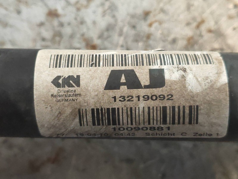 Recambio de transmision delantera izquierda para opel insignia berlina cosmo referencia OEM IAM 13219092  