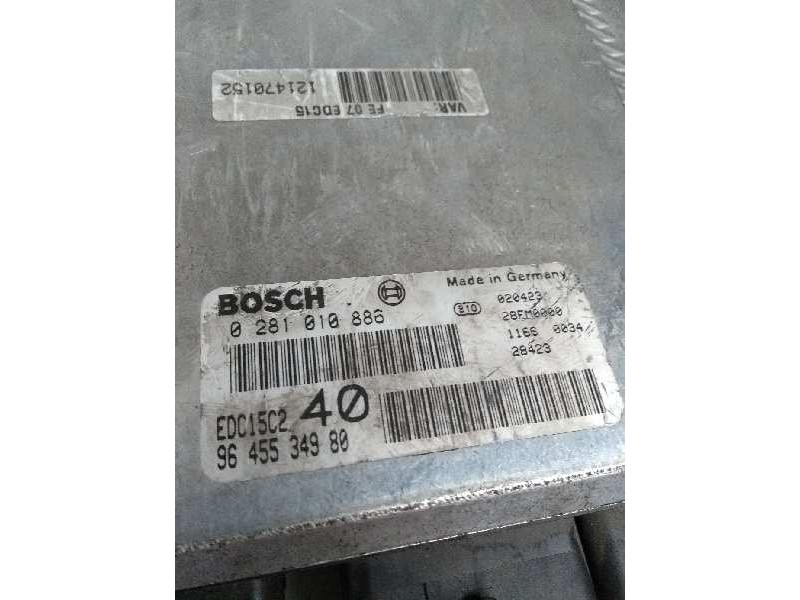 Recambio de centralita motor uce para citroen c5 berlina 2.2 hdi fap cat (4hx / dw12ed4) referencia OEM IAM 0281010886 964553498