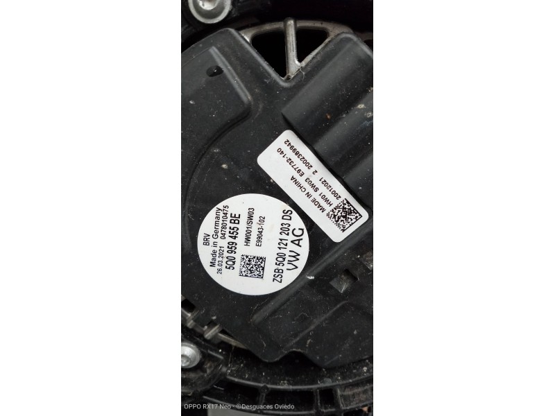 Recambio de electroventilador para seat leon (kl1) style referencia OEM IAM 5Q0959455BE 5Q0121203DS 5Q0121205BD 5Q0121207BM 