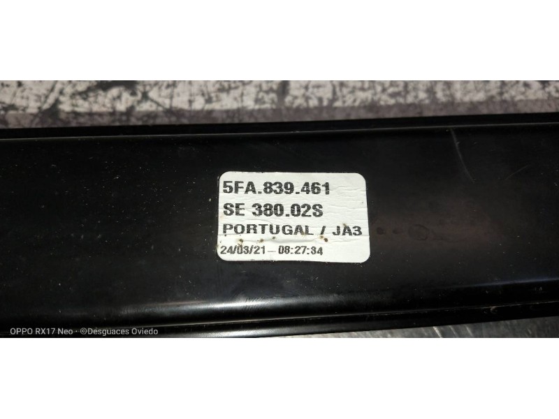 Recambio de elevalunas trasero izquierdo para seat leon (kl1) style referencia OEM IAM 5FA839461  