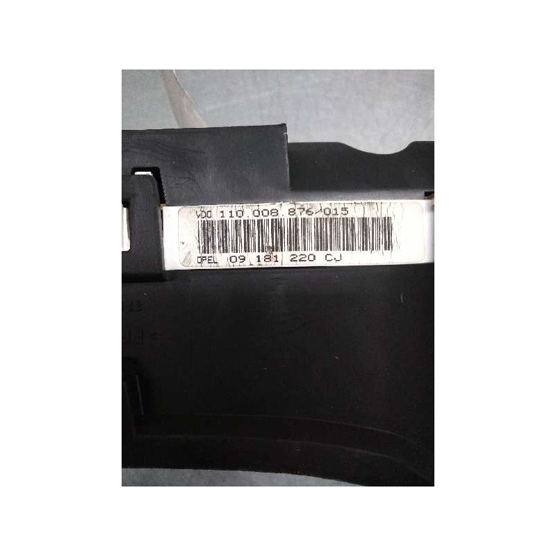 Recambio de cuadro instrumentos para opel astra g berlina 2.0 16v cat (x 20 xev / l34) referencia OEM IAM 110008876015 09181220C