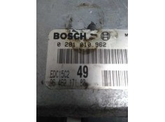 Recambio de centralita motor uce para citroen xsara berlina 2.0 hdi referencia OEM IAM 0281010962 9646217180 EDC15C2 49 2