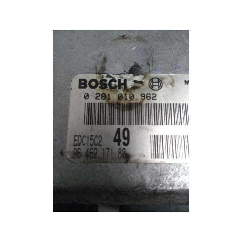 Recambio de centralita motor uce para citroen xsara berlina 2.0 hdi referencia OEM IAM 0281010962 9646217180 EDC15C2 49