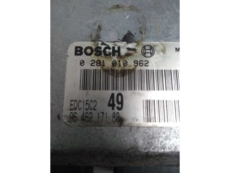 Recambio de centralita motor uce para citroen xsara berlina 2.0 hdi referencia OEM IAM 0281010962 9646217180 EDC15C2 49