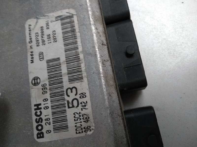 Recambio de centralita motor uce para citroen xsara picasso 2.0 hdi cat (rhy / dw10td) referencia OEM IAM 0281010996 9646774280 