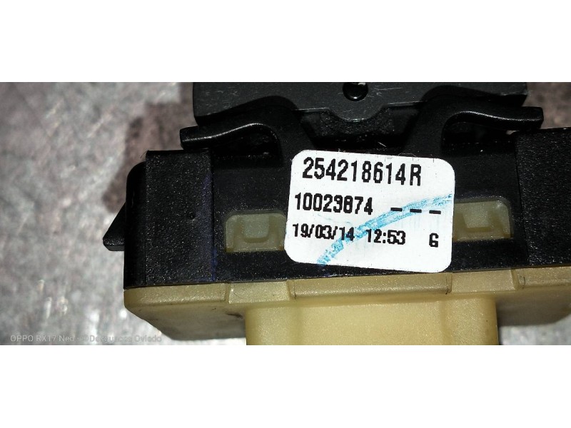 Recambio de mando elevalunas delantero derecho para renault clio iv limited referencia OEM IAM 254218614R  