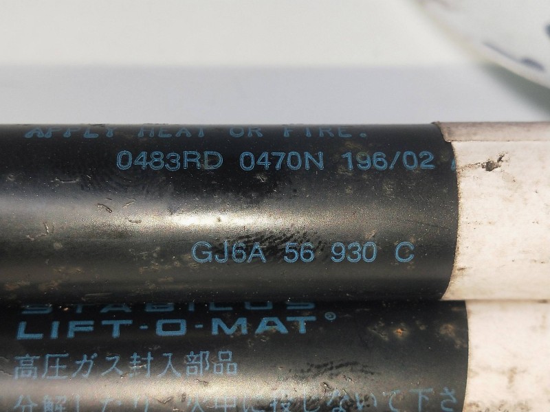 Recambio de amortiguadores maletero / porton para mazda 6 berlina (gg) 2.0 diesel cat referencia OEM IAM GJ6A56930C 4P 